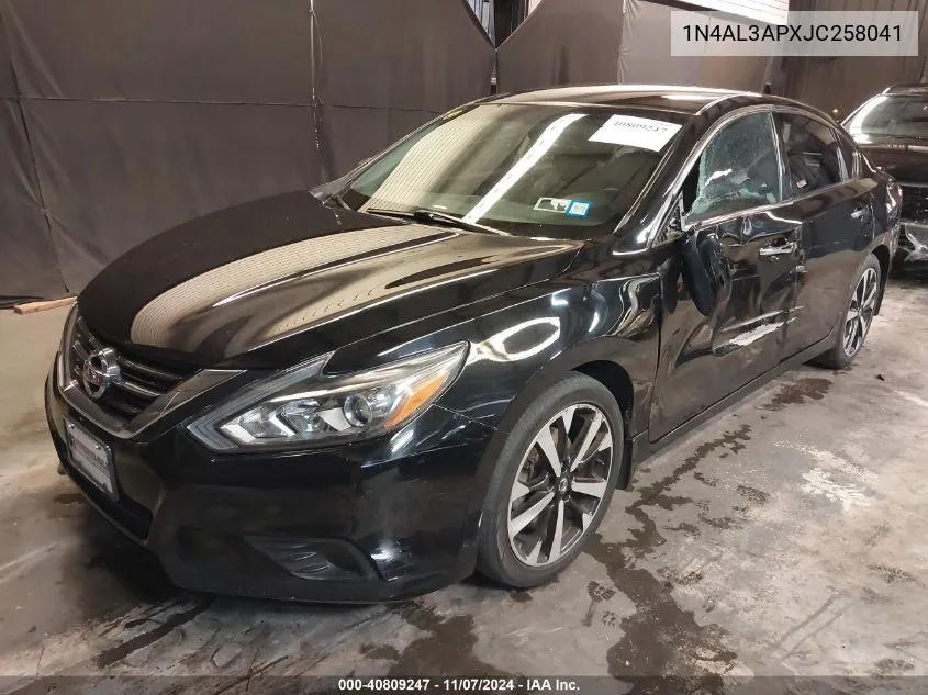 1N4AL3APXJC258041 2018 Nissan Altima 2.5 Sr