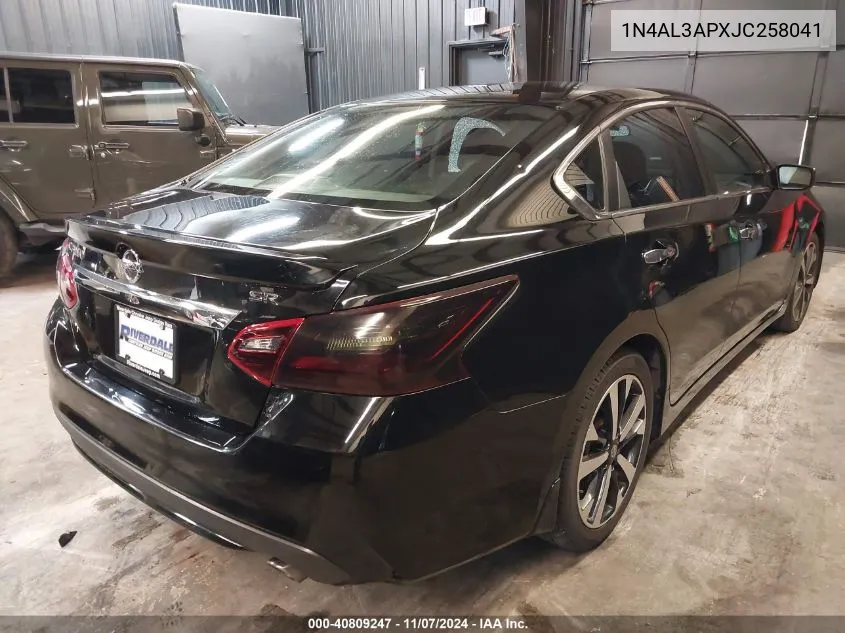 1N4AL3APXJC258041 2018 Nissan Altima 2.5 Sr