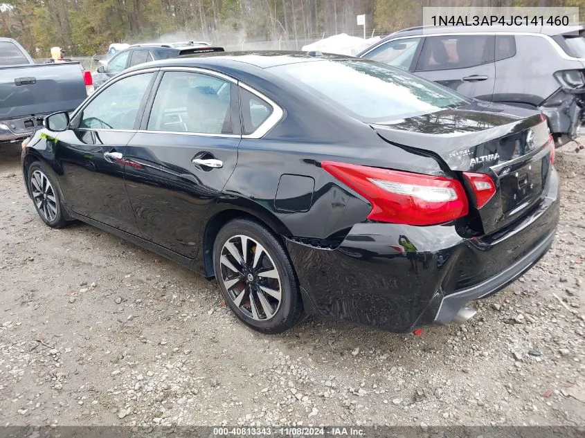 2018 Nissan Altima 2.5 Sv VIN: 1N4AL3AP4JC141460 Lot: 40813343