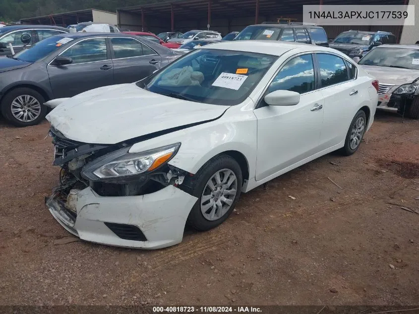 2018 Nissan Altima 2.5 S VIN: 1N4AL3APXJC177539 Lot: 40818723