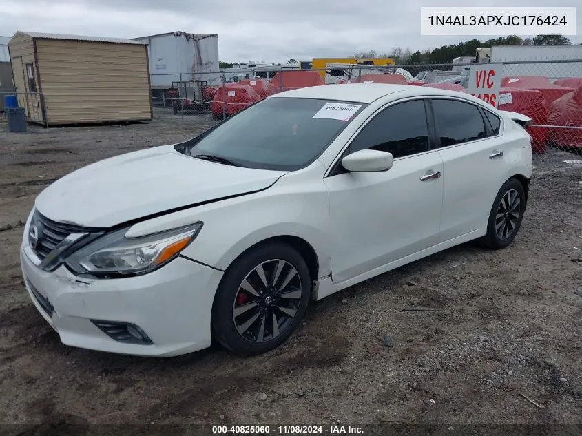 2018 Nissan Altima 2.5 Sv VIN: 1N4AL3APXJC176424 Lot: 40825060