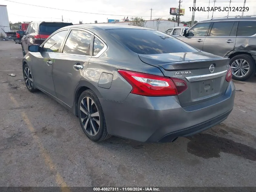 2018 Nissan Altima 2.5 Sr VIN: 1N4AL3AP5JC124229 Lot: 40827311