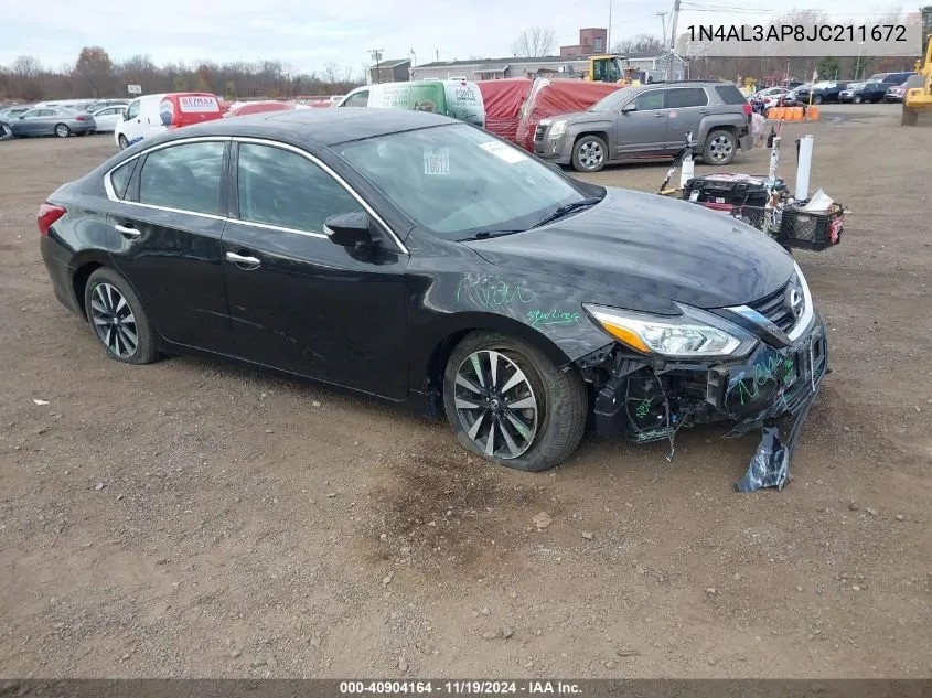 2018 Nissan Altima 2.5 Sv VIN: 1N4AL3AP8JC211672 Lot: 40904164