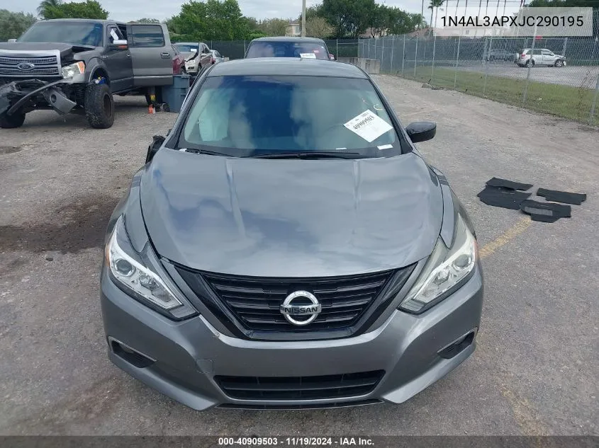 2018 Nissan Altima 2.5 Sr VIN: 1N4AL3APXJC290195 Lot: 40909503