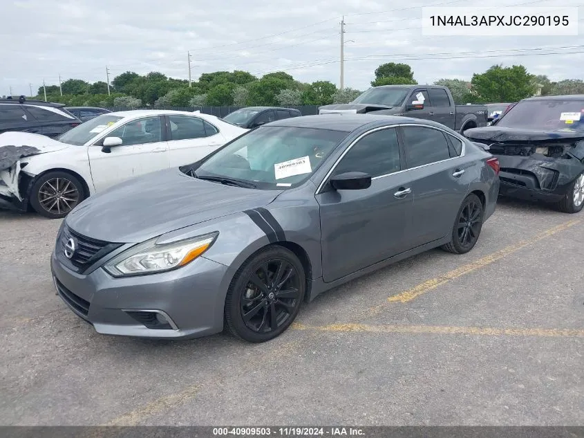 2018 Nissan Altima 2.5 Sr VIN: 1N4AL3APXJC290195 Lot: 40909503