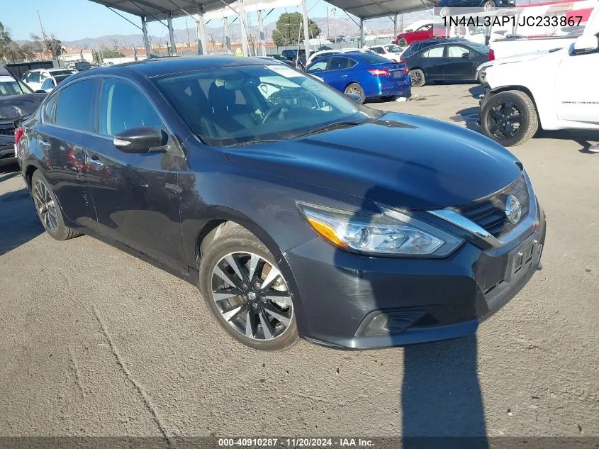 2018 Nissan Altima 2.5 Sv VIN: 1N4AL3AP1JC233867 Lot: 40910287