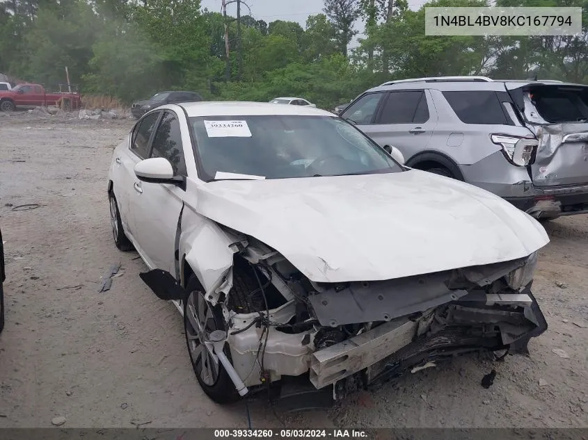 1N4BL4BV8KC167794 2019 Nissan Altima 2.5 S