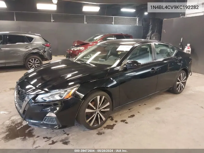 2019 Nissan Altima 2.5 Sr VIN: 1N4BL4CV9KC192282 Lot: 39472604