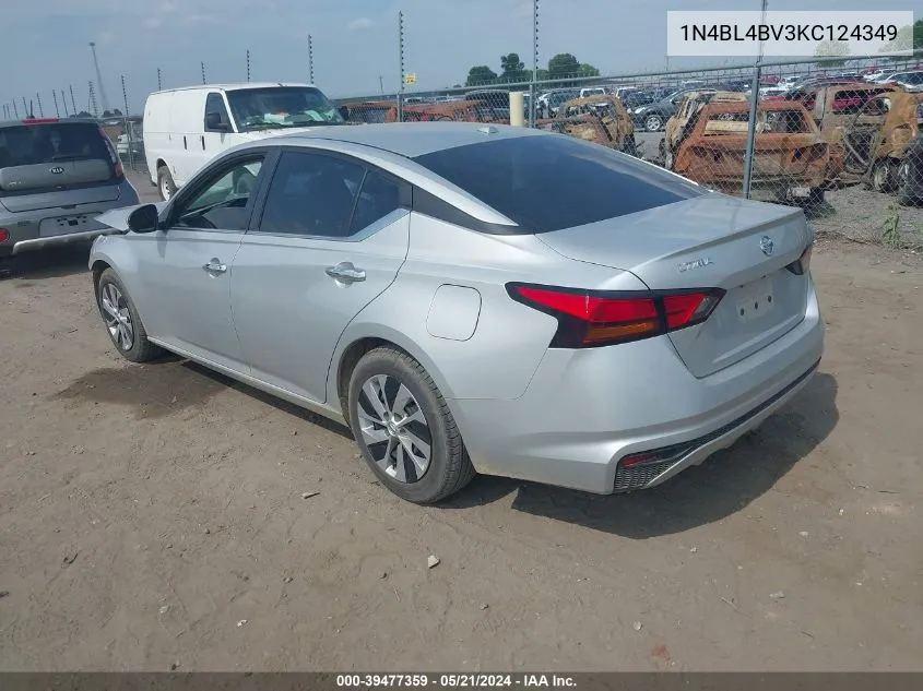 2019 Nissan Altima 2.5 S VIN: 1N4BL4BV3KC124349 Lot: 39477359