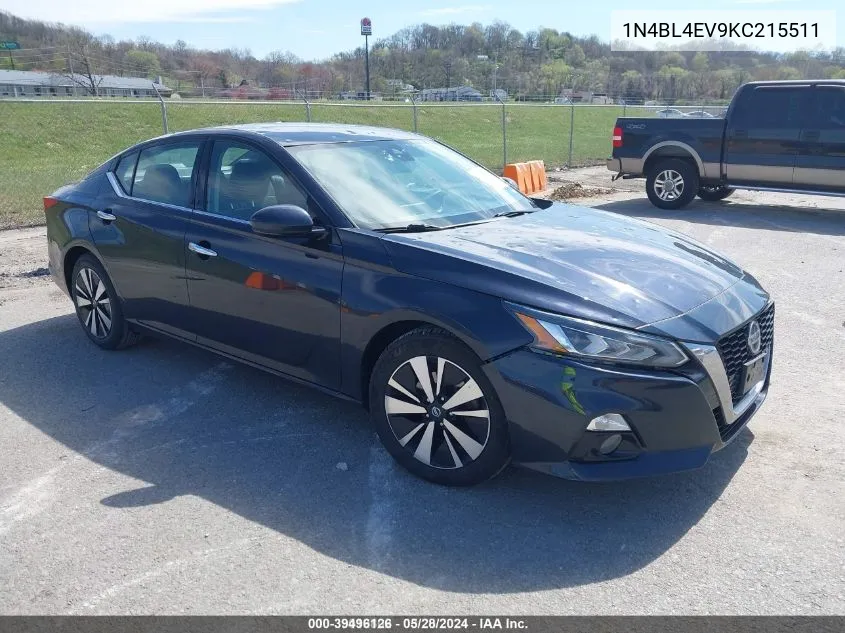 1N4BL4EV9KC215511 2019 Nissan Altima 2.5 Sl