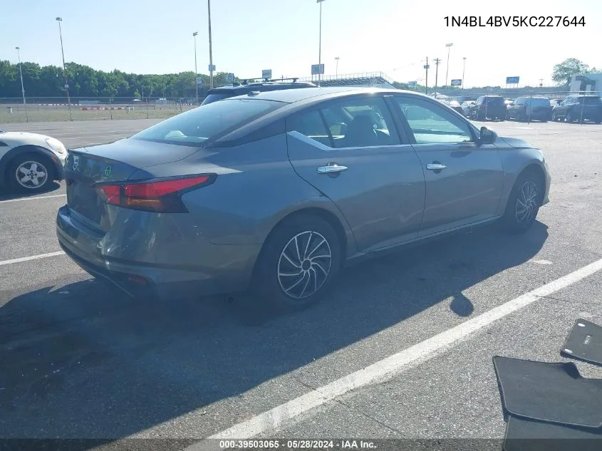 1N4BL4BV5KC227644 2019 Nissan Altima 2.5 S