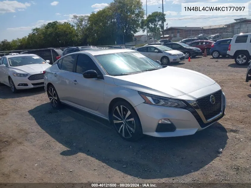 2019 Nissan Altima 2.5 Sr VIN: 1N4BL4CW4KC177097 Lot: 40121500