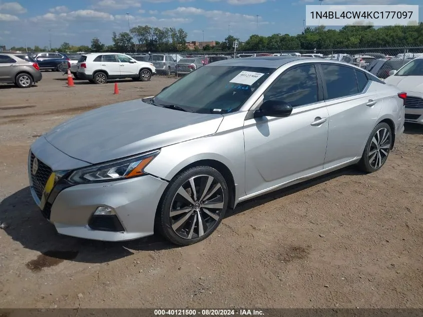 1N4BL4CW4KC177097 2019 Nissan Altima 2.5 Sr