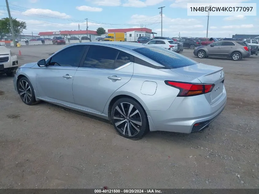 1N4BL4CW4KC177097 2019 Nissan Altima 2.5 Sr