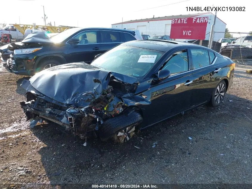 1N4BL4EVXKC193082 2019 Nissan Altima Sl