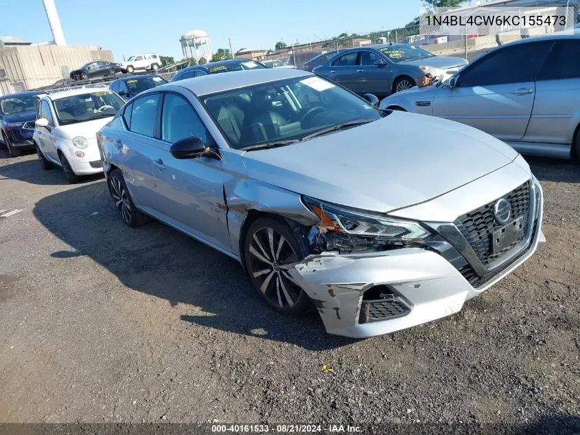 2019 Nissan Altima Sr VIN: 1N4BL4CW6KC155473 Lot: 40161533