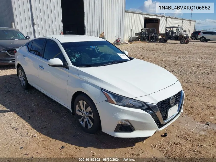 1N4BL4BVXKC106852 2019 Nissan Altima 2.5 S