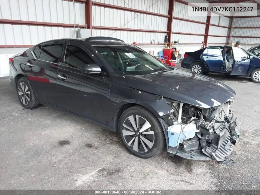 1N4BL4DV7KC152247 2019 Nissan Altima 2.5 Sv