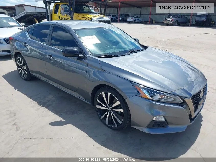 2019 Nissan Altima 2.5 Sr VIN: 1N4BL4CVXKC112102 Lot: 40193623