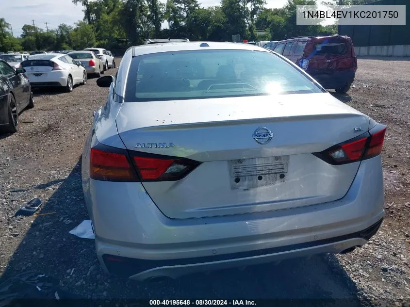 1N4BL4EV1KC201750 2019 Nissan Altima 2.5 Sl