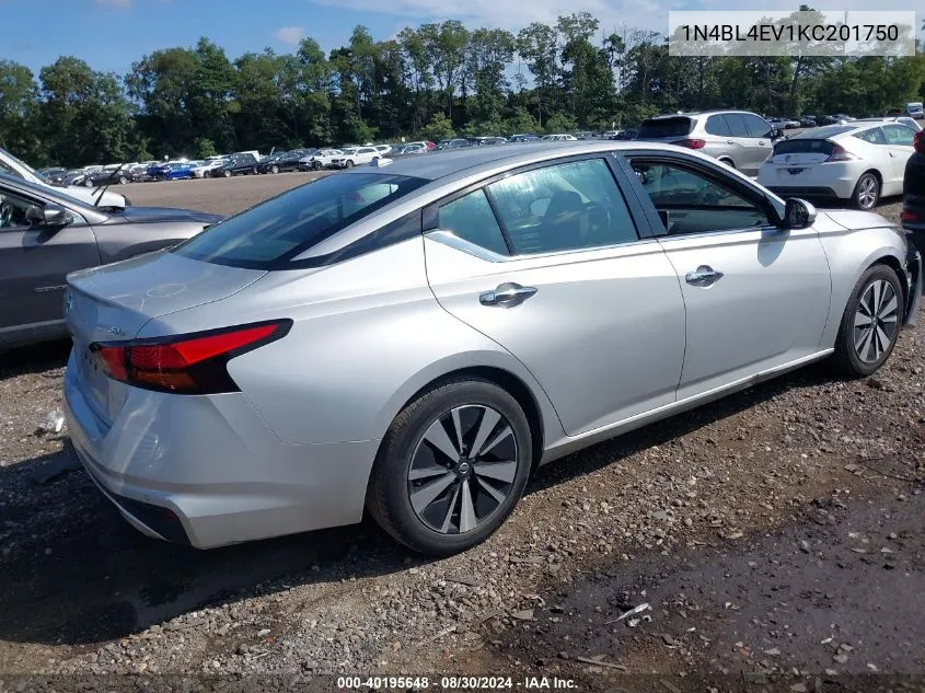 1N4BL4EV1KC201750 2019 Nissan Altima 2.5 Sl