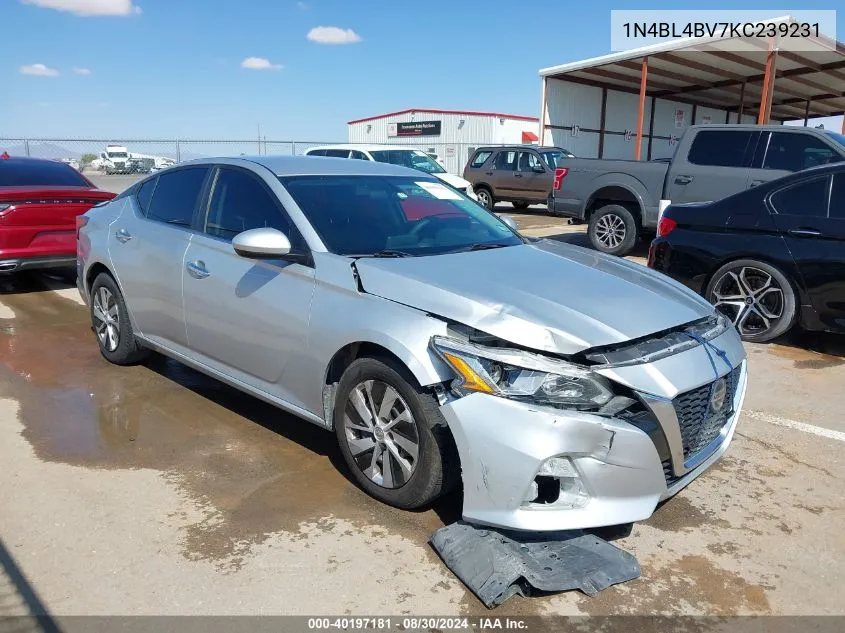 2019 Nissan Altima 2.5 S VIN: 1N4BL4BV7KC239231 Lot: 40197181