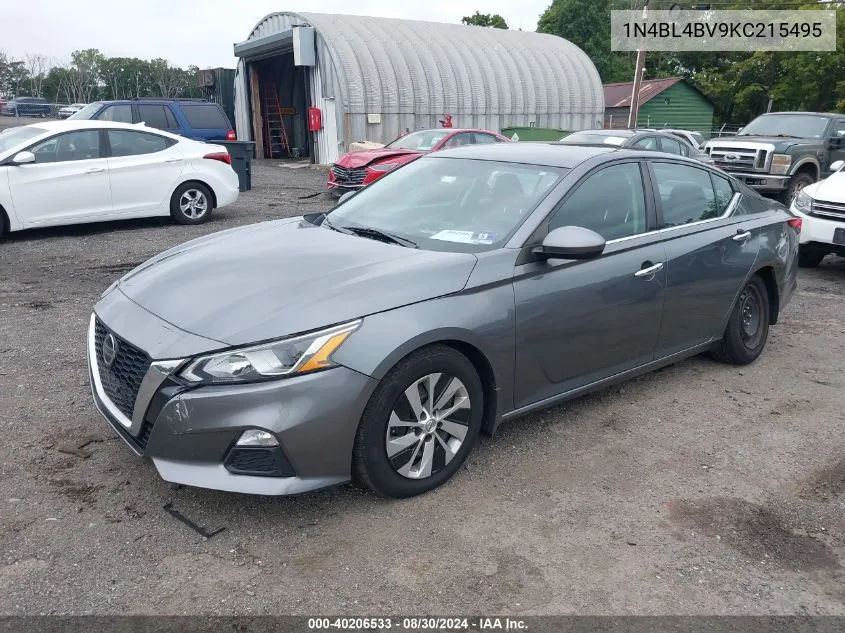 2019 Nissan Altima 2.5 S VIN: 1N4BL4BV9KC215495 Lot: 40206533