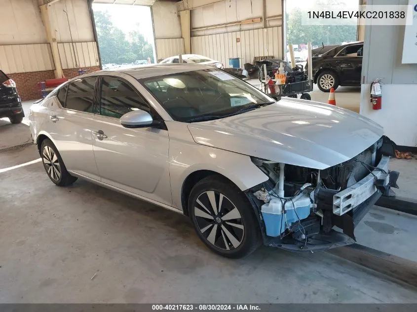 1N4BL4EV4KC201838 2019 Nissan Altima 2.5 Sl