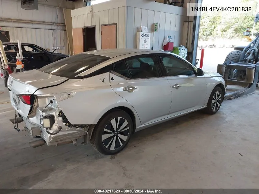 1N4BL4EV4KC201838 2019 Nissan Altima 2.5 Sl