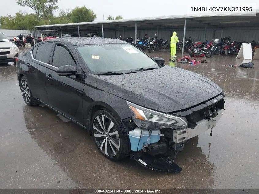 2019 Nissan Altima 2.5 Sr VIN: 1N4BL4CV7KN321995 Lot: 40224168