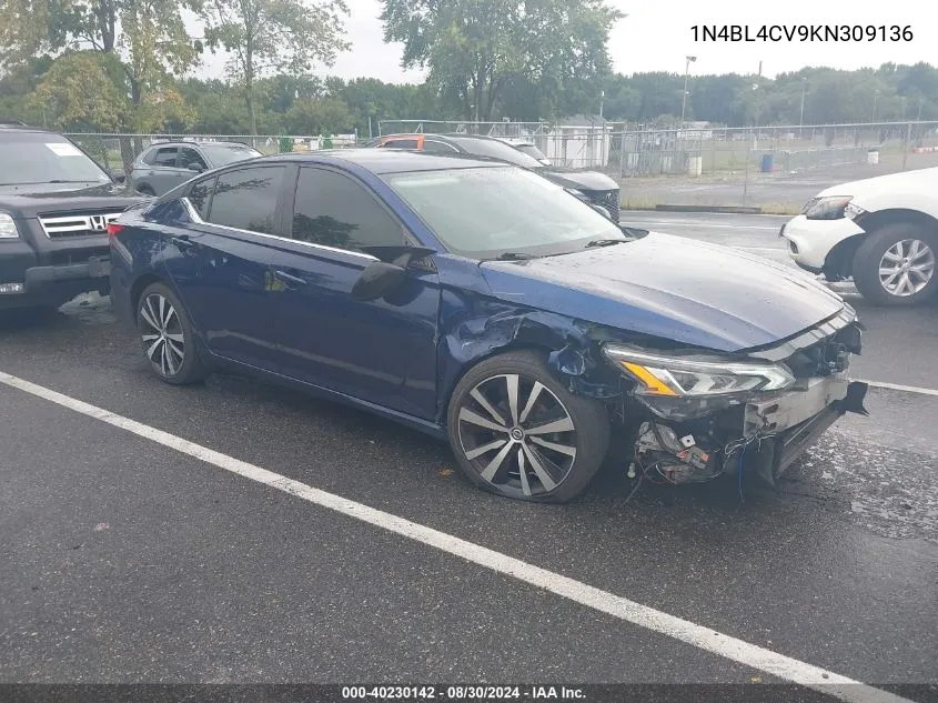 1N4BL4CV9KN309136 2019 Nissan Altima 2.5 Sr