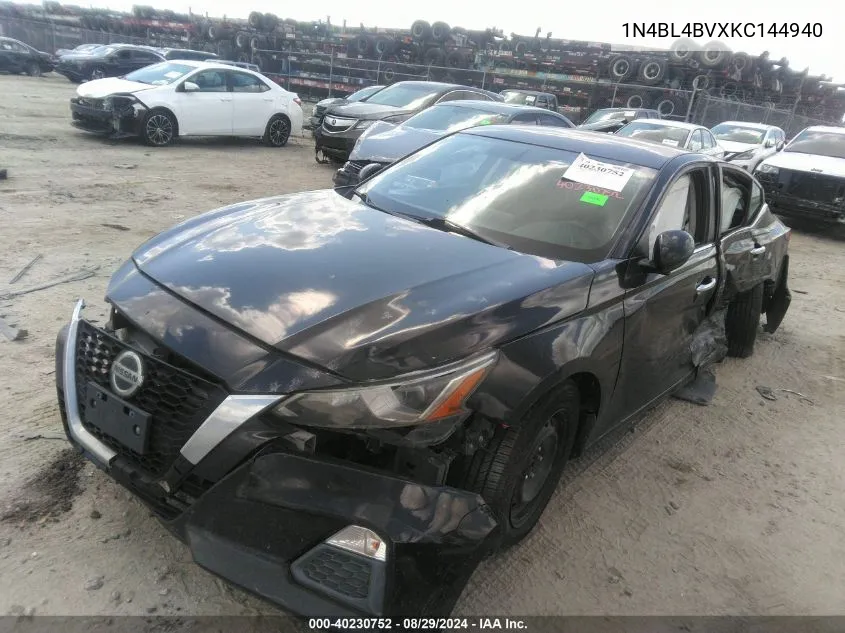 2019 Nissan Altima 2.5 S VIN: 1N4BL4BVXKC144940 Lot: 40230752