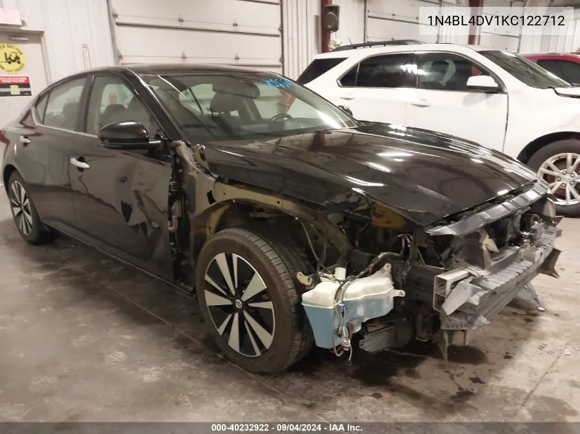 1N4BL4DV1KC122712 2019 Nissan Altima 2.5 Sv