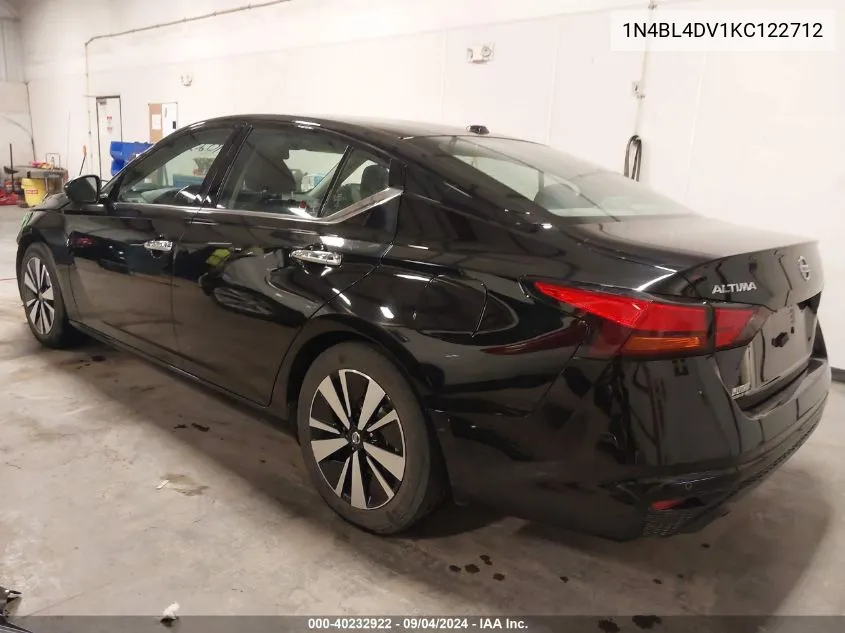 1N4BL4DV1KC122712 2019 Nissan Altima 2.5 Sv