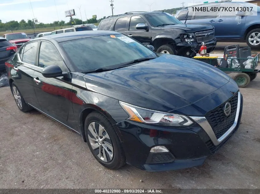 1N4BL4BV7KC143017 2019 Nissan Altima 2.5 S