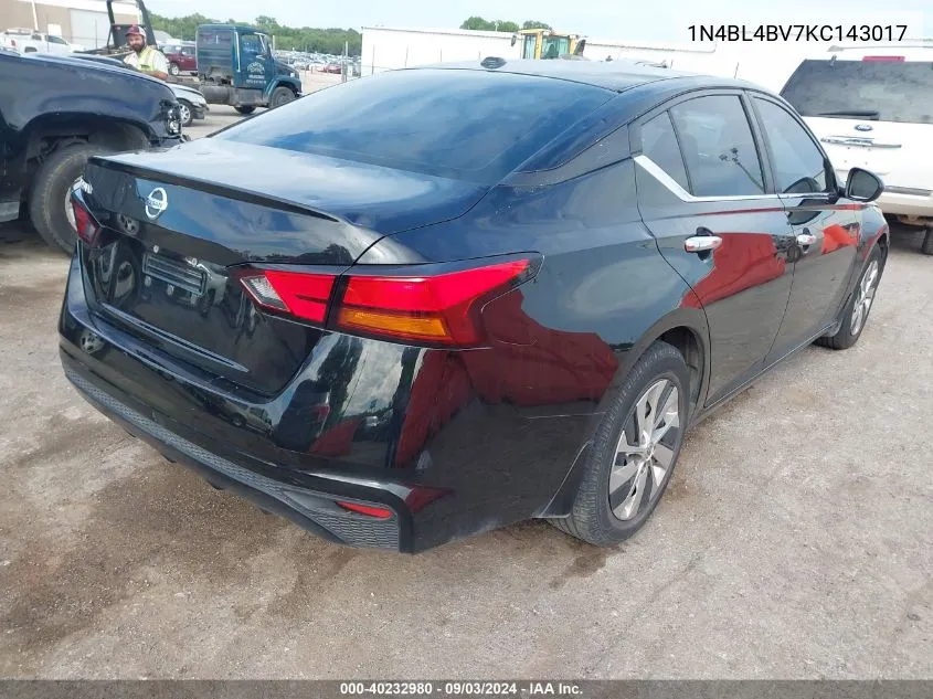 1N4BL4BV7KC143017 2019 Nissan Altima 2.5 S