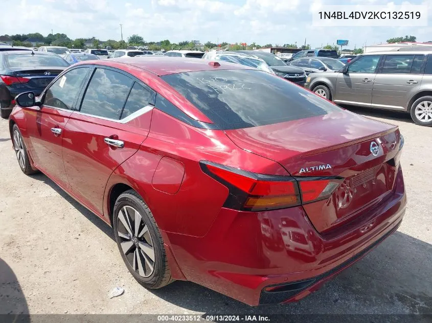 2019 Nissan Altima 2.5 Sv VIN: 1N4BL4DV2KC132519 Lot: 40233512