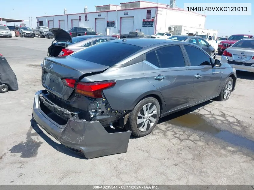 2019 Nissan Altima 2.5 S VIN: 1N4BL4BVXKC121013 Lot: 40235541