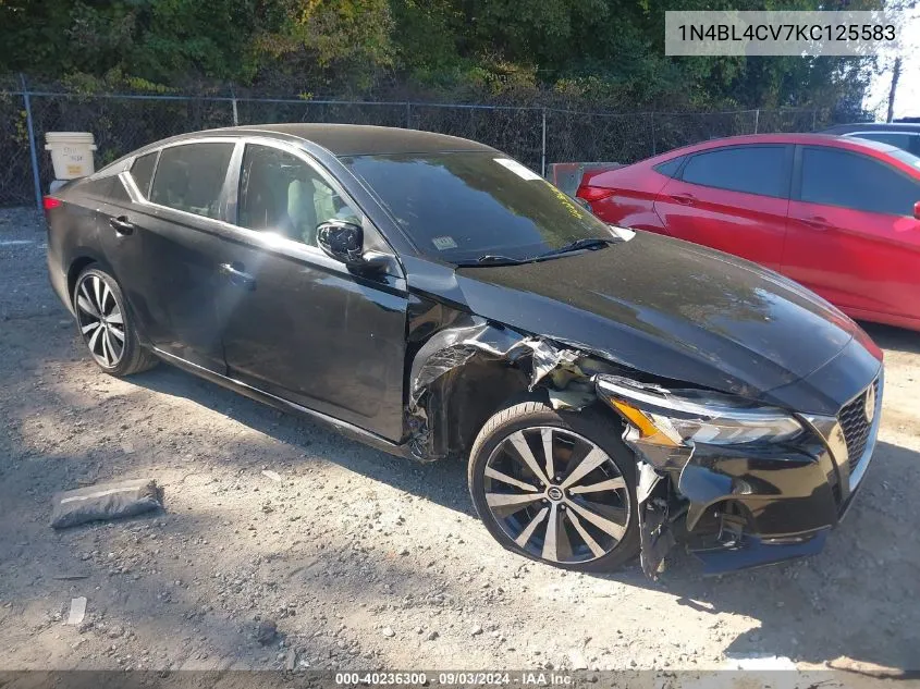 1N4BL4CV7KC125583 2019 Nissan Altima 2.5 Sr