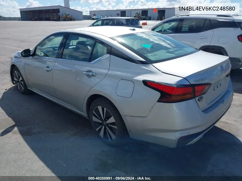 2019 Nissan Altima 2.5 Sl VIN: 1N4BL4EV6KC248580 Lot: 40255991