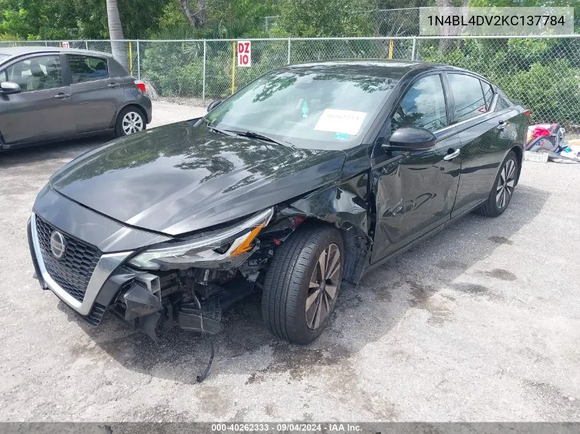 2019 Nissan Altima 2.5 Sv VIN: 1N4BL4DV2KC137784 Lot: 40262333