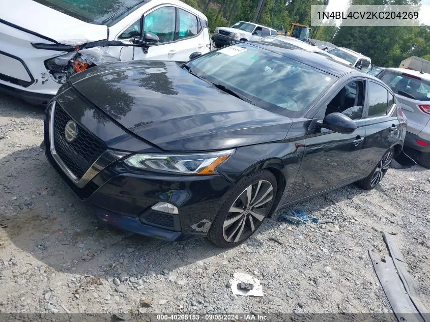 1N4BL4CV2KC204269 2019 Nissan Altima 2.5 Sr