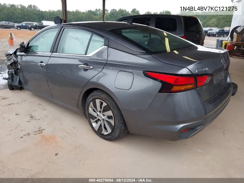 2019 Nissan Altima 2.5 S VIN: 1N4BL4BV7KC121275 Lot: 40279054