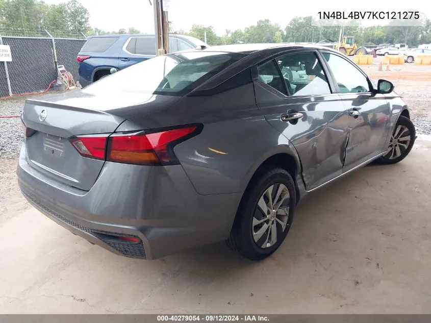 1N4BL4BV7KC121275 2019 Nissan Altima 2.5 S