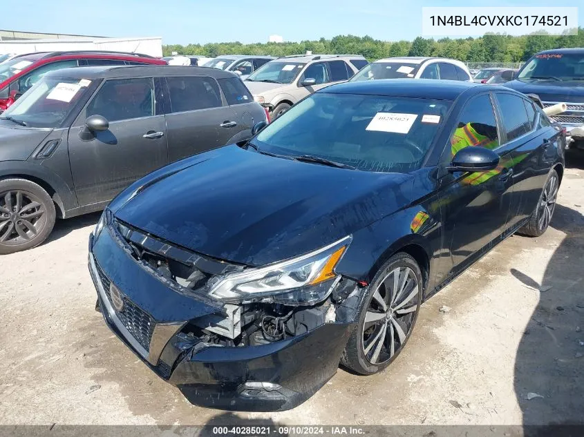 2019 Nissan Altima 2.5 Sr VIN: 1N4BL4CVXKC174521 Lot: 40285021