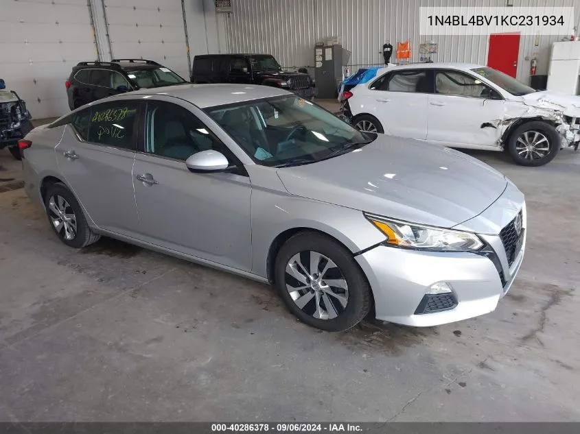 1N4BL4BV1KC231934 2019 Nissan Altima 2.5 S