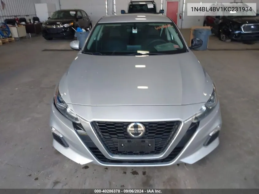 2019 Nissan Altima 2.5 S VIN: 1N4BL4BV1KC231934 Lot: 40286378