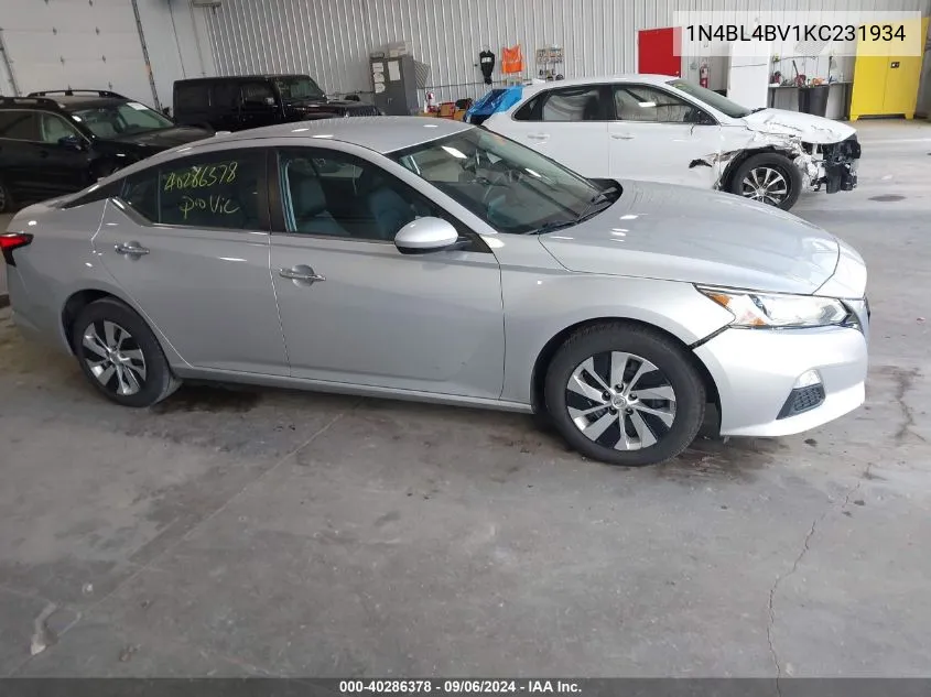 1N4BL4BV1KC231934 2019 Nissan Altima 2.5 S