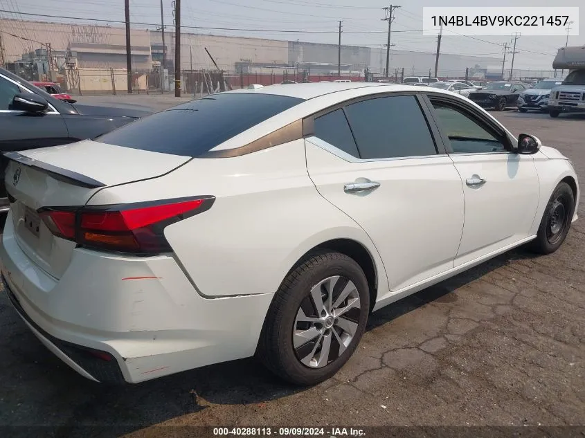 2019 Nissan Altima 2.5 S VIN: 1N4BL4BV9KC221457 Lot: 40288113