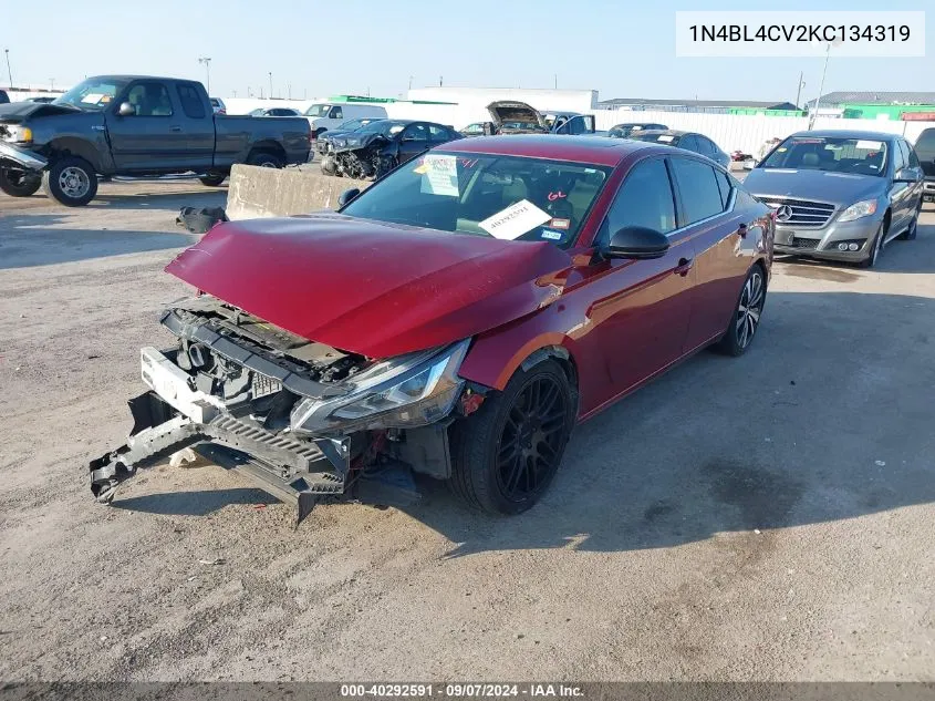 1N4BL4CV2KC134319 2019 Nissan Altima Sr